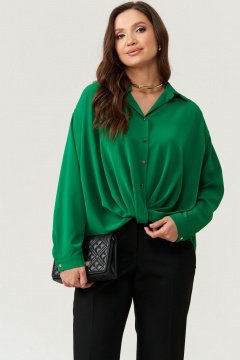 Блуза Панда 105440 зеленый - фото 3