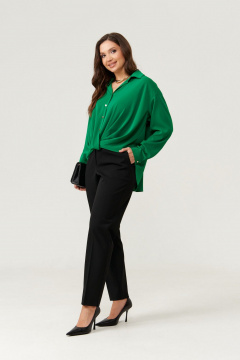 Блуза Панда 105440 зеленый - фото 2