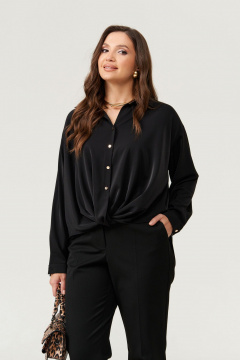 Блуза Панда 105440 черный - фото 2