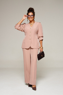 Брюки, жакет Beautiful&Free 6372 мокко_мусс - фото 3