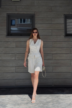 Жилет DNM 039 молочный - фото 1