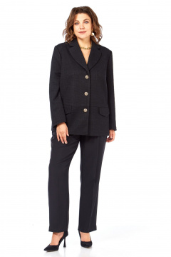 Брюки, жакет Элль-стиль 2403 черный - фото 1