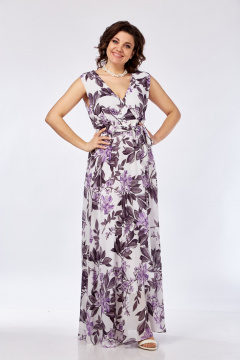 Платье Ольга Стиль С-953 цветы - фото 5