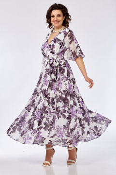 Платье Ольга Стиль С-954 цветы - фото 1