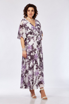 Платье Ольга Стиль С-954 цветы - фото 4