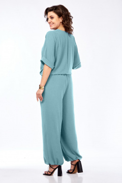 Комбинезон Ольга Стиль С-955 светло-голубой - фото 4