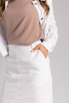 Юбка Legend Style S-025 белый - фото 4