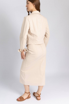 Юбка Legend Style S-025 бежевый - фото 5