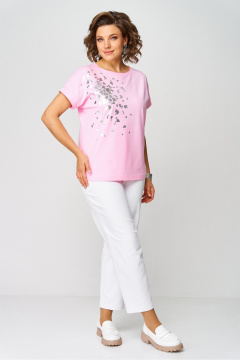 Джемпер Rumoda 2252 розовый - фото 4