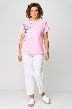 Джемпер Rumoda 2252 розовый - фото 3