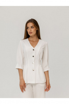 Брюки, жакет Atelero 1129Б белый - фото 3