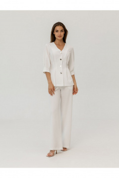 Брюки, жакет Atelero 1129Б белый - фото 1