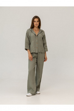 Брюки, жакет Atelero 1131П полынь - фото 2