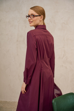 Платье Lokka 1679 бордовый - фото 4