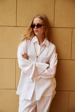 Брюки, рубашка THE VERY 2408 белый - фото 4