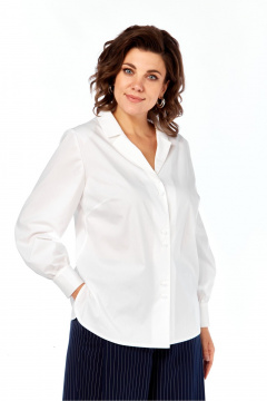 Блуза Элль-стиль 2404а белый - фото 5