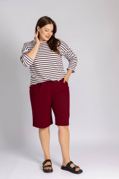 Шорты Legend Style P-020бермуды бордовый - фото 3