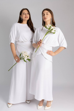 Блуза Legend Style B-028 белый - фото 1