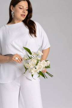 Блуза Legend Style B-028 белый - фото 4