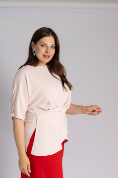 Блуза Legend Style B-028 пудровый - фото 4