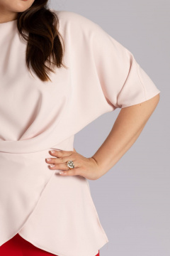 Блуза Legend Style B-028 пудровый - фото 3