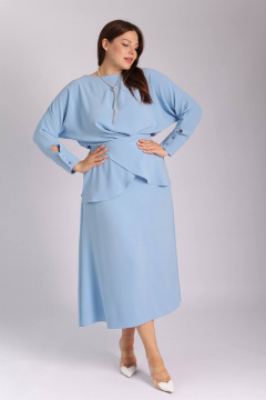 Юбка Legend Style S-010 голубой - фото 5