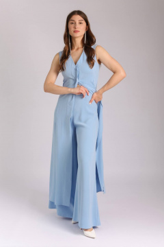 Кардиган Legend Style D-030 голубой - фото 4