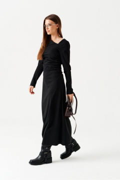 Платье ELLETTO 1101 черный - фото 2