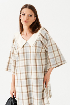 Платье ELLETTO LIFE 1102 мультиколор - фото 4