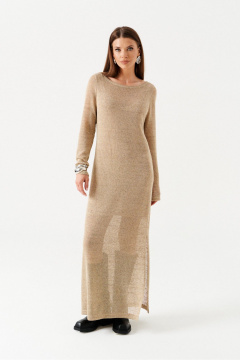Платье ELLETTO 1107 бежевый - фото 1