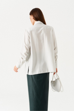 Блуза ELLETTO LIFE 3886 серый - фото 5