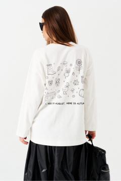 Джемпер ELLETTO LIFE 3892 белый - фото 5