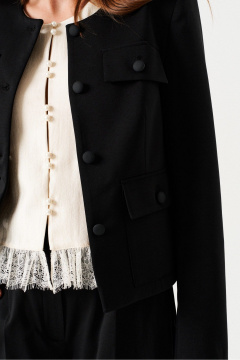 Брюки, жакет ELLETTO LIFE 5307 черный - фото 5