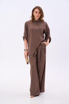 Брюки NikVa 970-2 мокка - фото 3