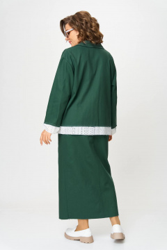 Куртка, юбка Anastasia 1271 зеленый - фото 3