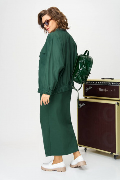 Куртка, юбка Anastasia 1272 зеленый - фото 4