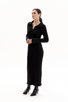 Платье THE VERY 2412 черый - фото 1