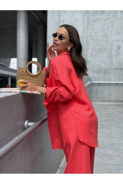 Блуза Dilana VIP 2099 лосось - фото 5