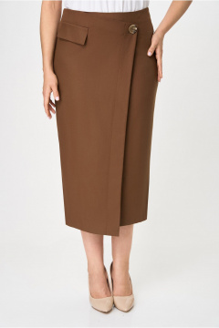 Юбка DaLi 7047 коричневая - фото 2