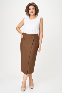 Юбка DaLi 7047 коричневая - фото 1