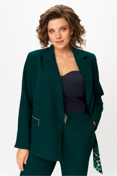 Брюки, жакет Vilena 1087 зеленый - фото 4