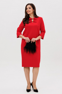 Платье Vilena 1095 красный - фото 4