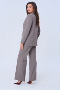 Брюки, жакет Vilena 978 серо-розовый - фото 3