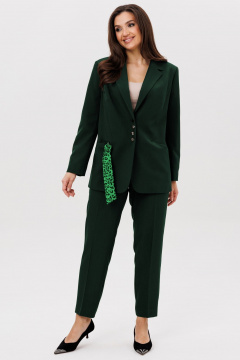 Брюки, жакет Vilena 1009 бутылка - фото 2