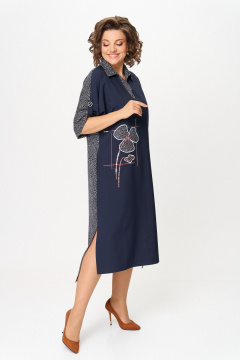 Платье Michel chic 2134/1 синий - фото 3