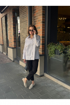 Блуза THE.WOMAN 0336 бежевый - фото 4