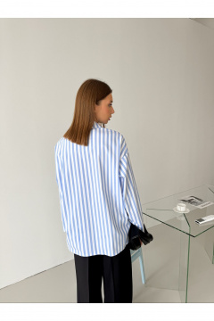 Блуза THE.WOMAN 0336 голубой - фото 3