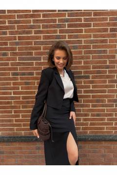 Жакет THE.WOMAN 0338 черный - фото 1