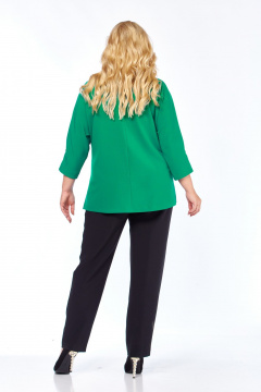 Блуза, брюки СиБон 0371 мята-черный - фото 2