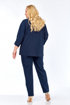 Блуза, брюки СиБон 0371 синий - фото 3